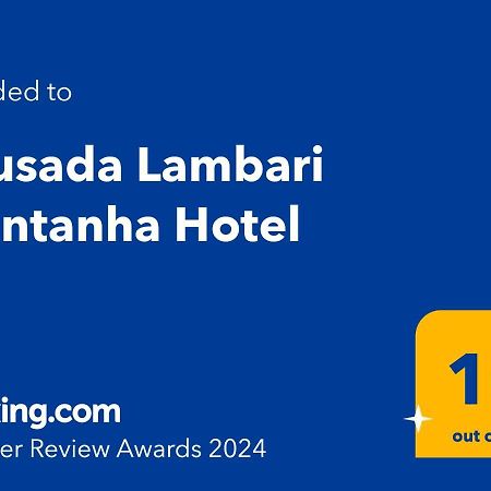 Pousada Lambari Montanha Hotel 외부 사진